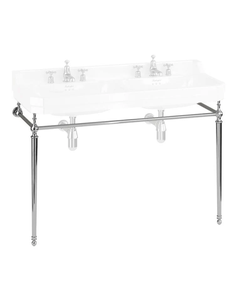 Burlington kromstÀllning - Till rektangulÀrt tvÀttstÀll 120 cm