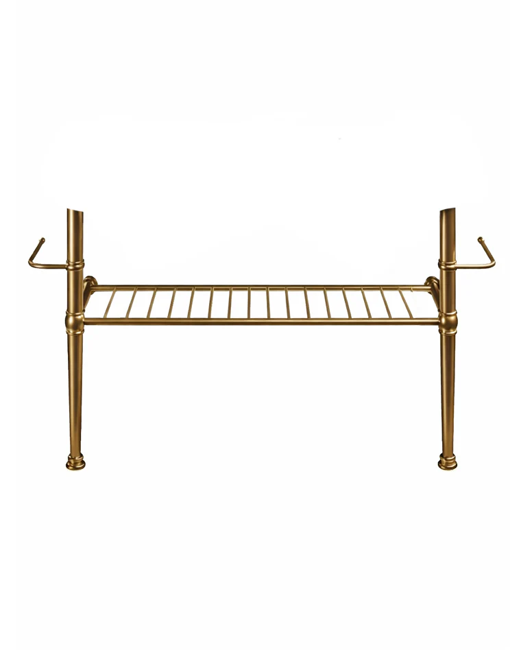 Camden bronsstÀllning med hylla - Till tvÀttstÀll 120 cm
