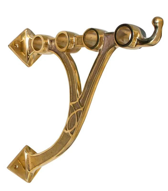 Gavel till hatthylla - MĂ€ssing