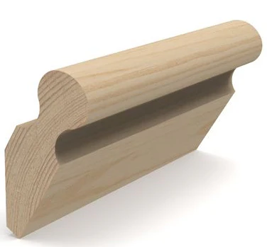 Handledare av trÀ - Gammaldags ledstÄng 40x118 mm