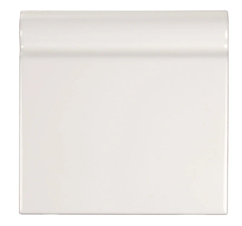 Kakel Cambridge - Golvsockel list 15 x 15 cm vit, blank