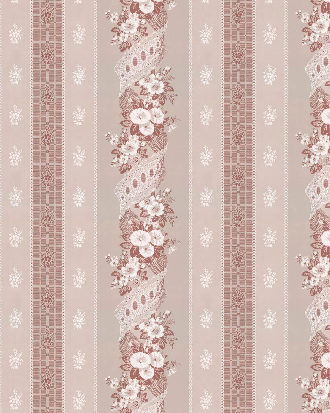 Lim & Handtryck Tapet - Felice Eleonore grÄ/rosa - Image 2