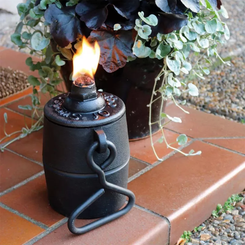 Oljelampa - Fotogenlampa gjutjÀrn SmÄland - Image 3