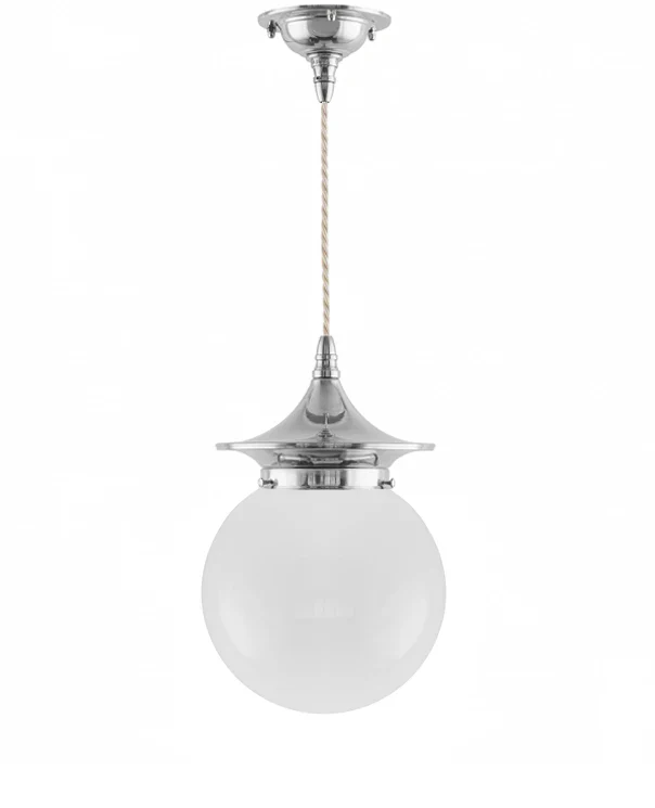 Taklampa - Dahlberg sladdpendel 100 nickel, klotskÀrm