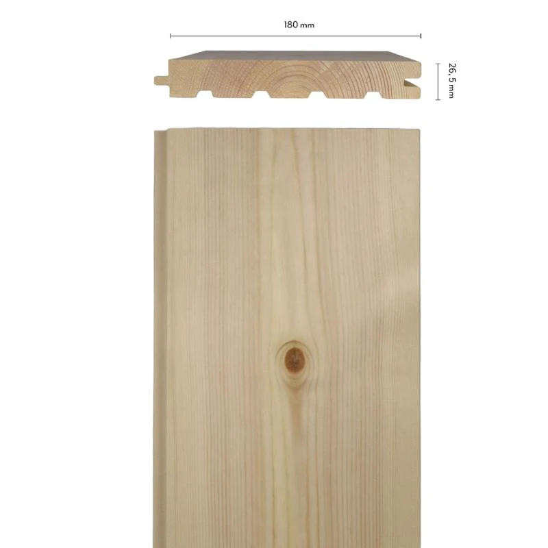 Furugolv Vasastan - 26,5 x 180 mm - Massivt trÀgolv - Image 3