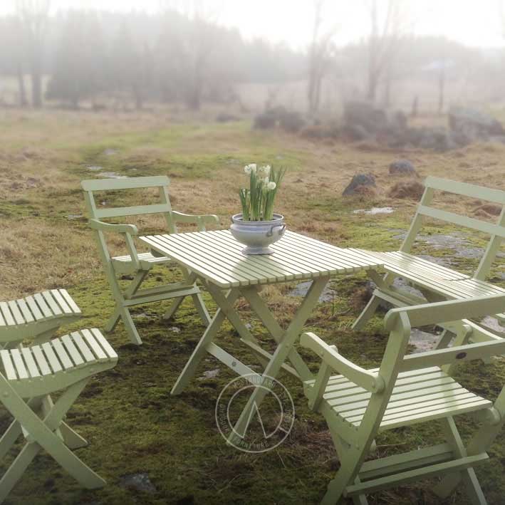 TrÀdgÄrdsstol Solbacka - Karmstol, hopfÀllbar - Image 10