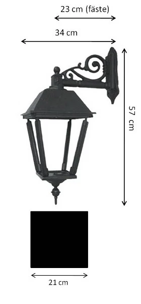 Utomhuslampa - Fasadlykta Sollerö L4 hÀngande - Image 2