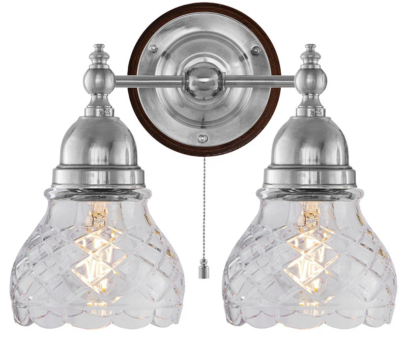 VĂ€gglampa - Bergman nickel, klarglas - Image 2