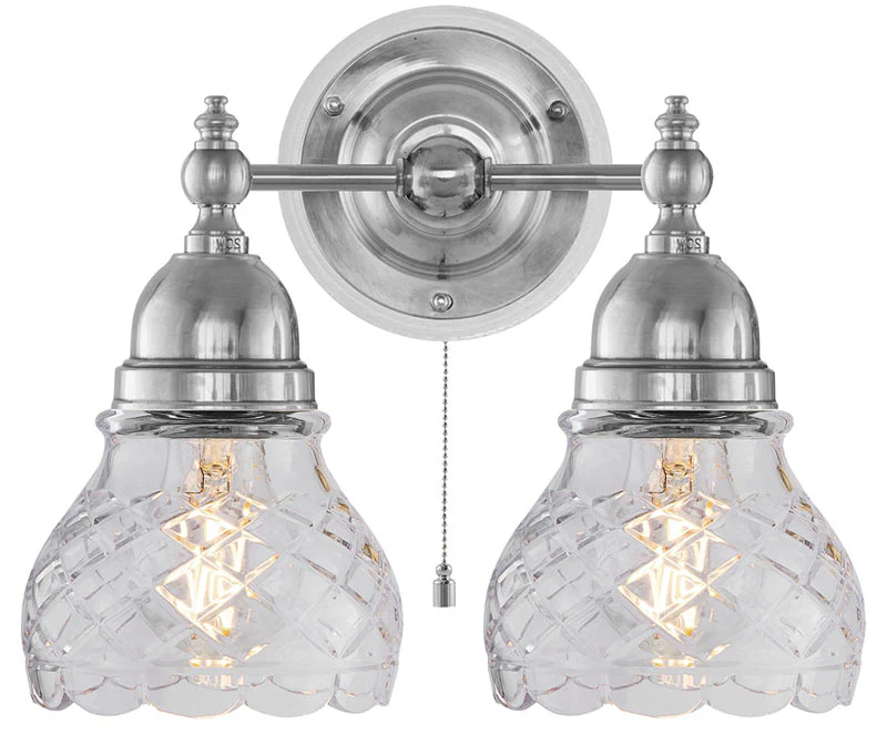 VĂ€gglampa - Bergman nickel, klarglas - Image 3
