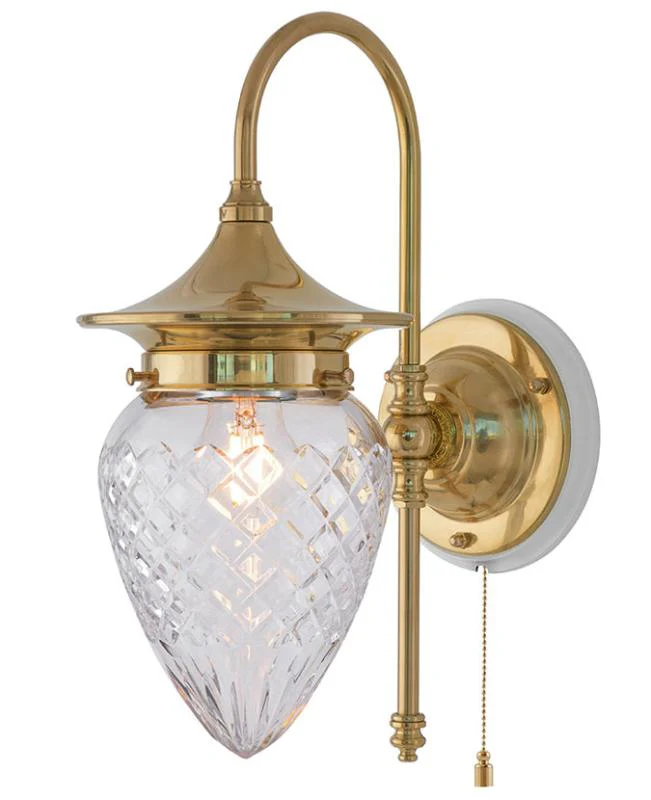 VÀgglampa - Fryxell mÀssing, klarglas - Image 3