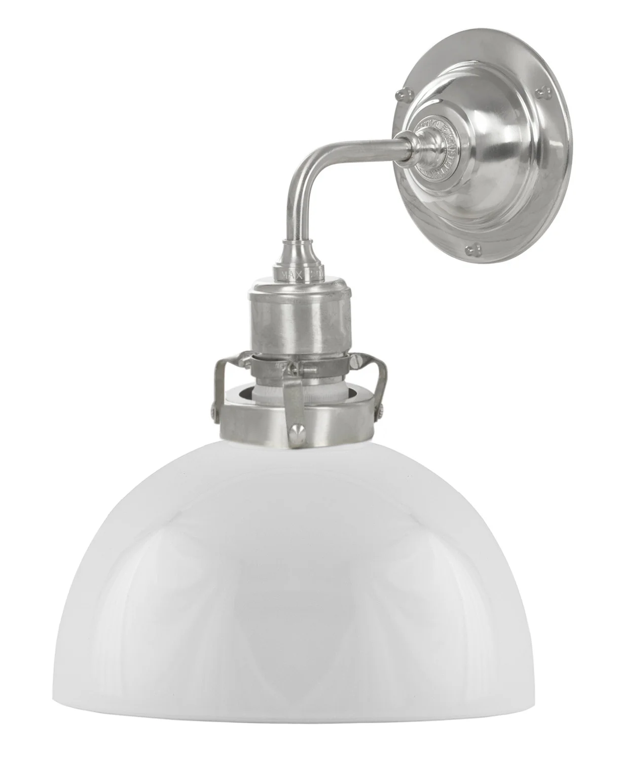 VÀgglampa - Lillienstedt nickel, opalvit halvsfÀr