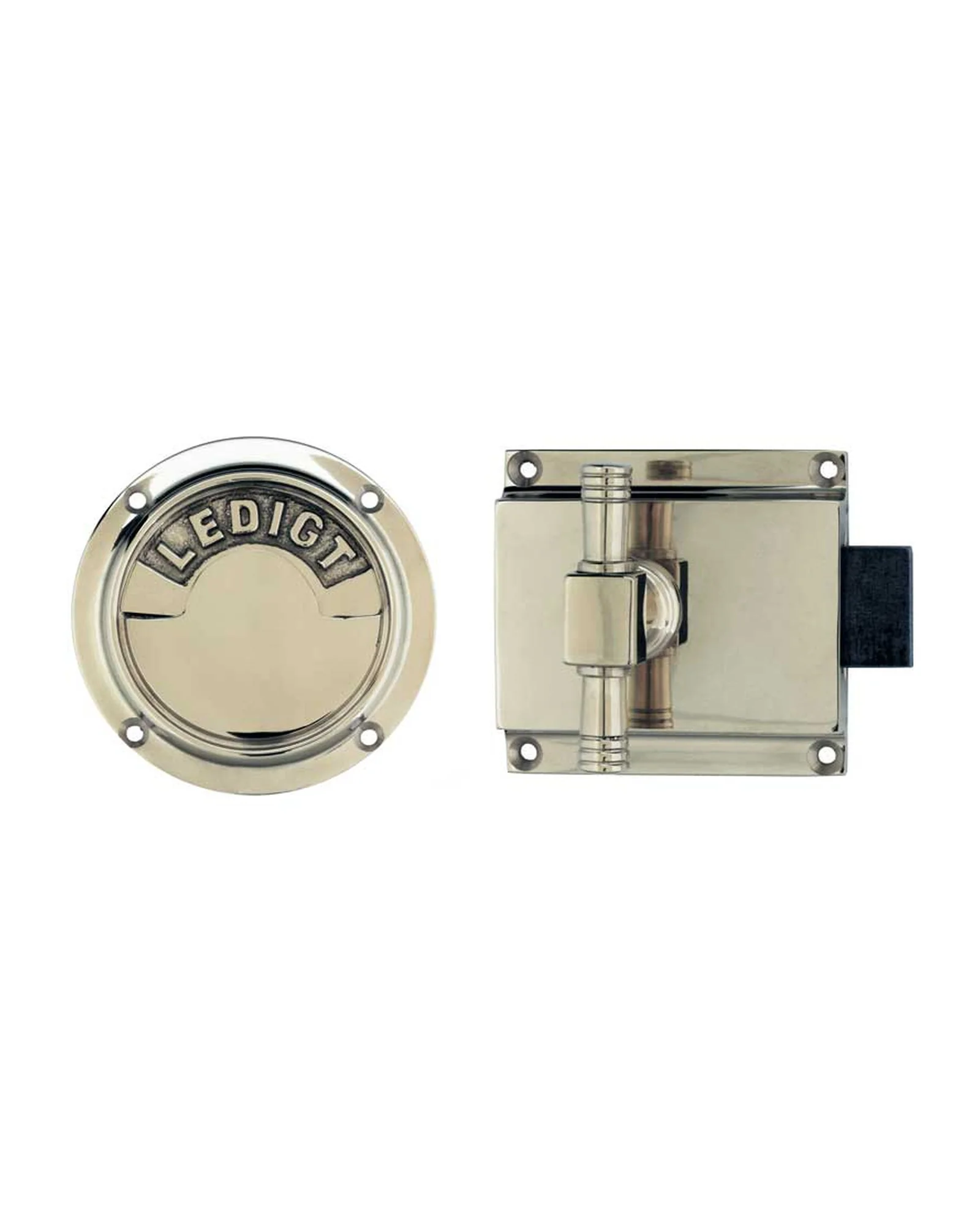 WC-regel rund - ToalettlÄs nickel